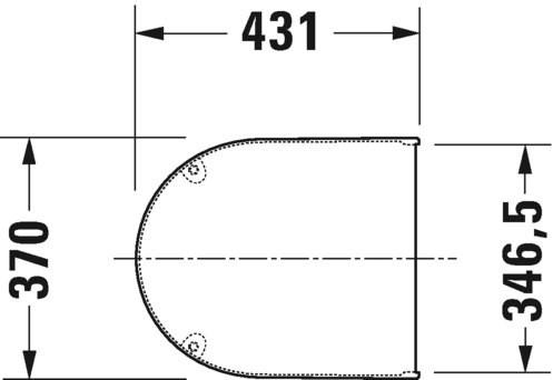 006389 Крышка сиденье для унитаза Duravit Starck 3 - Вид №1