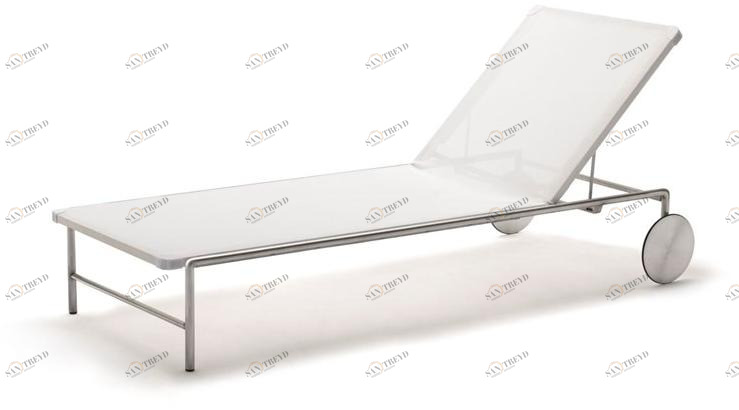 Living Divani Тканевый садовый лежак на колесиках sun-id-1451544