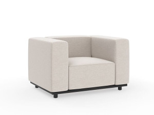 Тканевое садовое кресло с подлокотниками