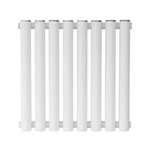 Радиатор трубчатый КЗТО Гармония 1 Г150008НП 500/80 8 секций нижнее правое подключение сталь белый