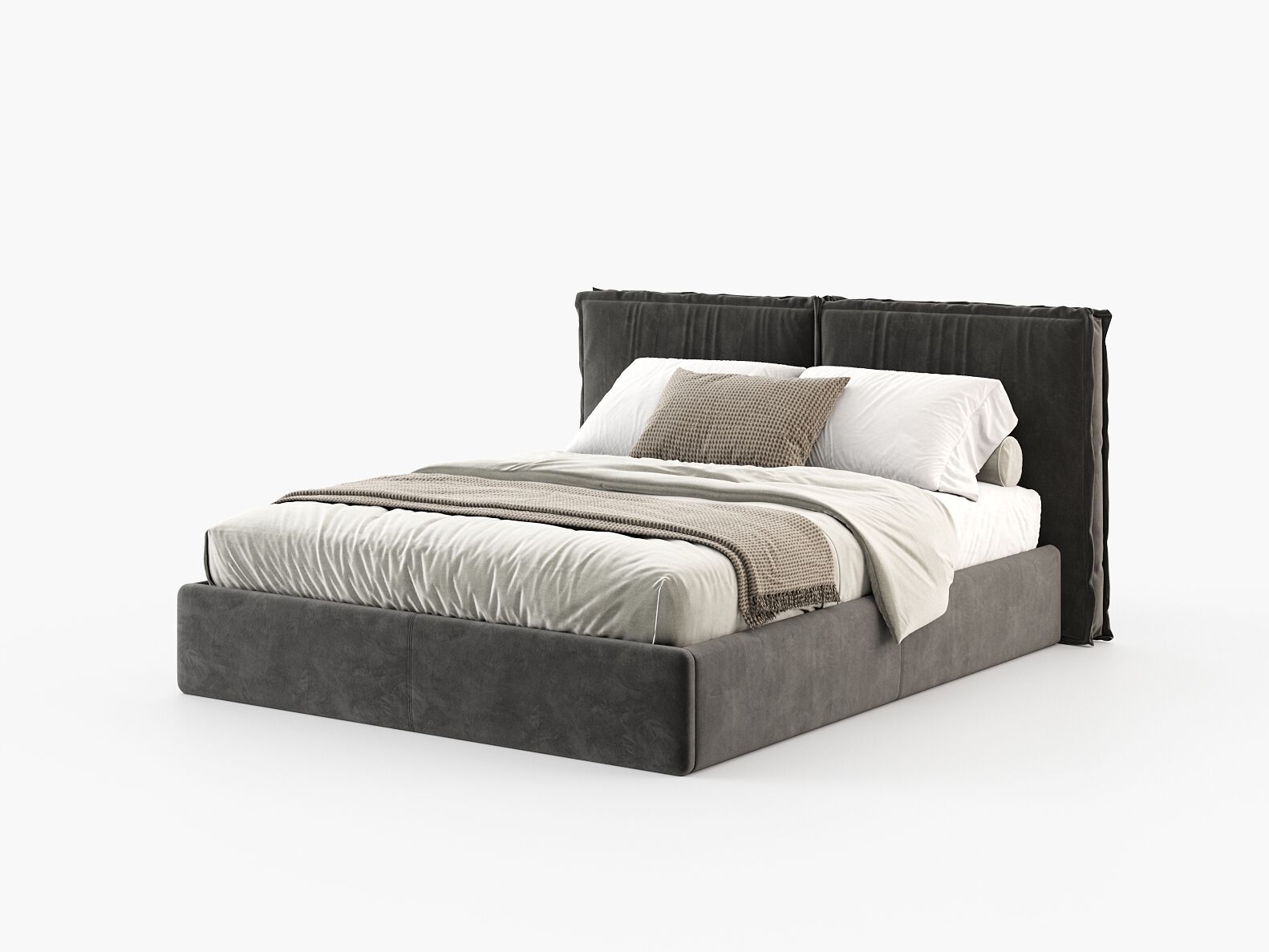 Двуспальная кровать с мягким изголовьем Laskasas LARISSA ARCH-00006022 - Вид №4