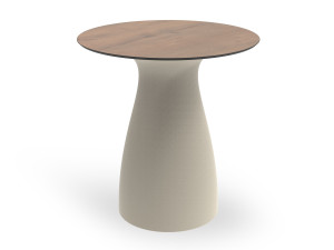 Круглый стол из HPL и полиэтилена