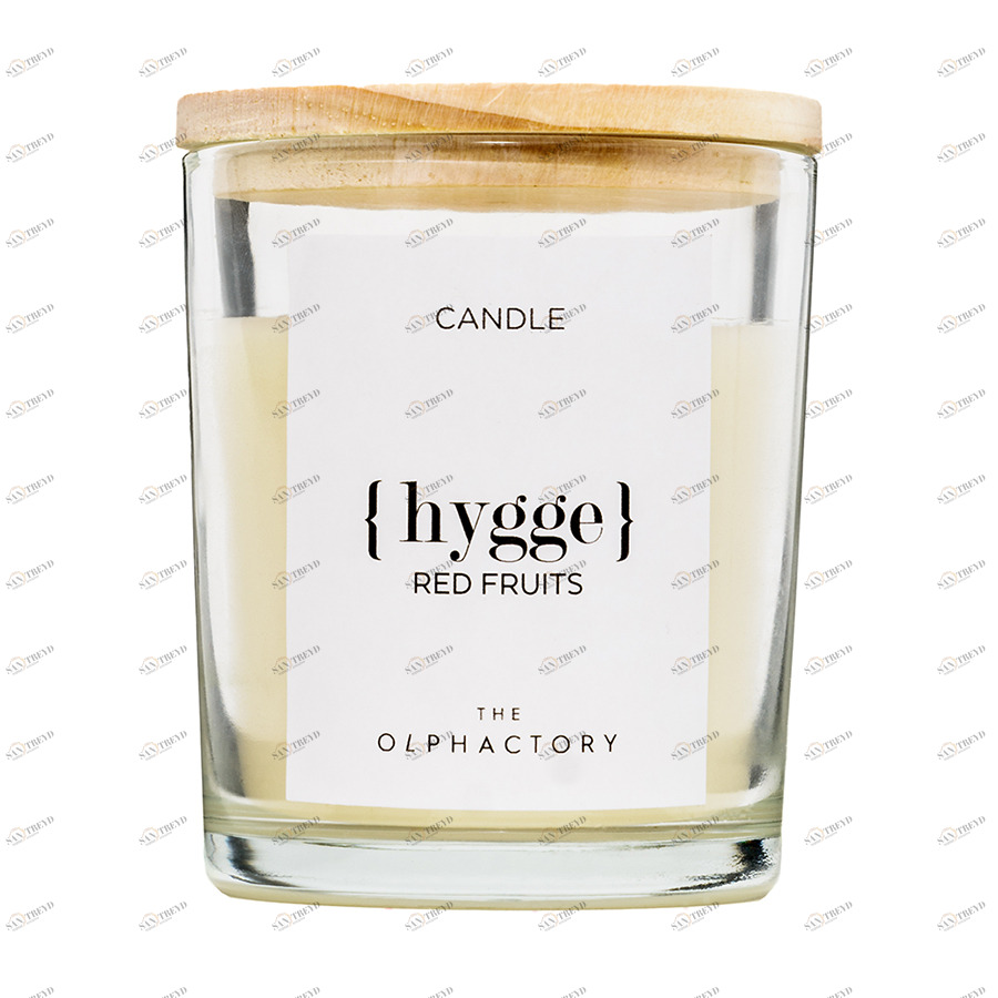 Свеча ароматическая "Красные Фрукты" Hygge AMBIENTAIR  00-3880972 Белый 