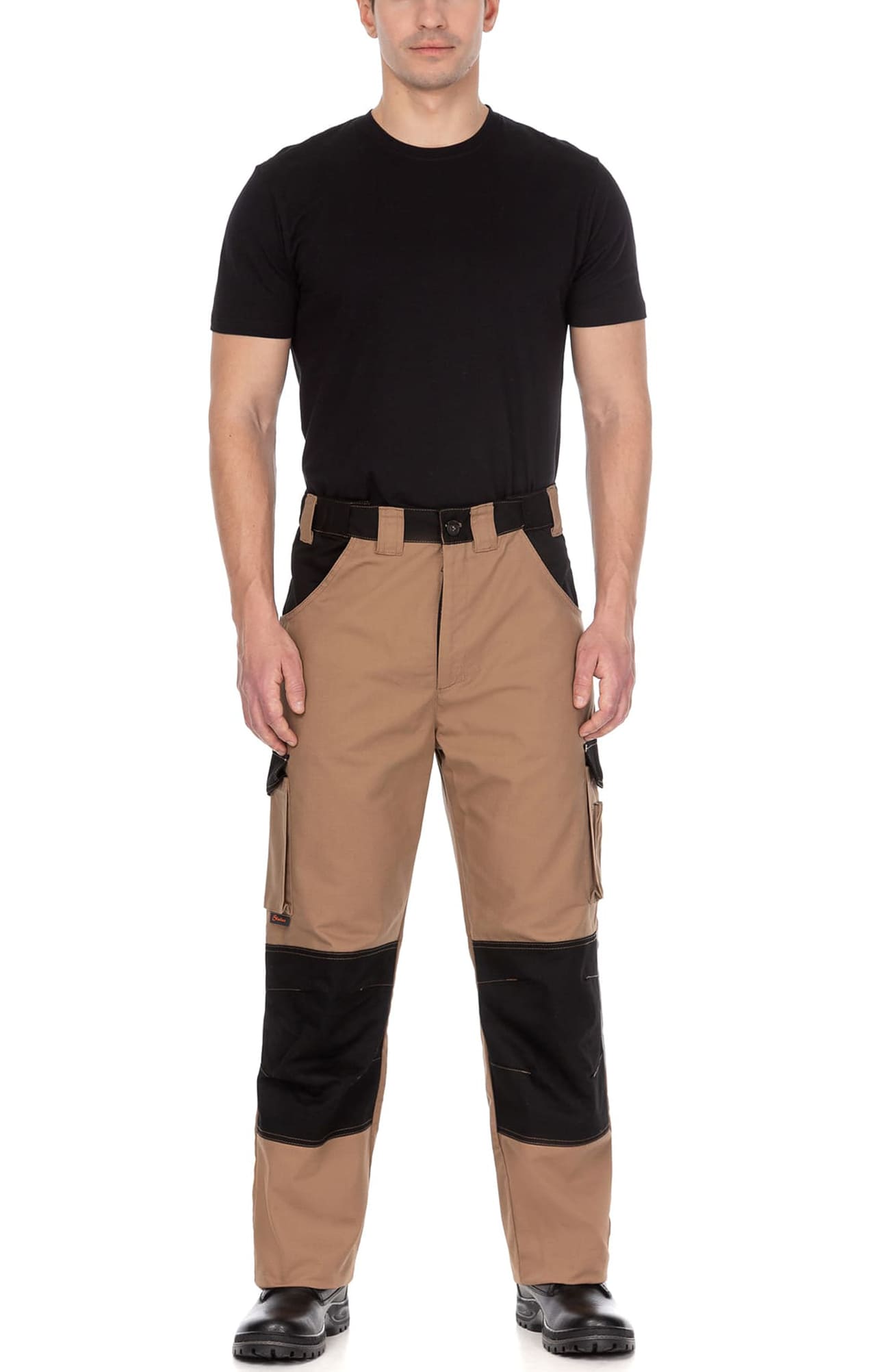 70071 Костюм  NEW бежевый с черным STATUS  Летняя спецодежда  размер 60-62/182-188  - Вид №9