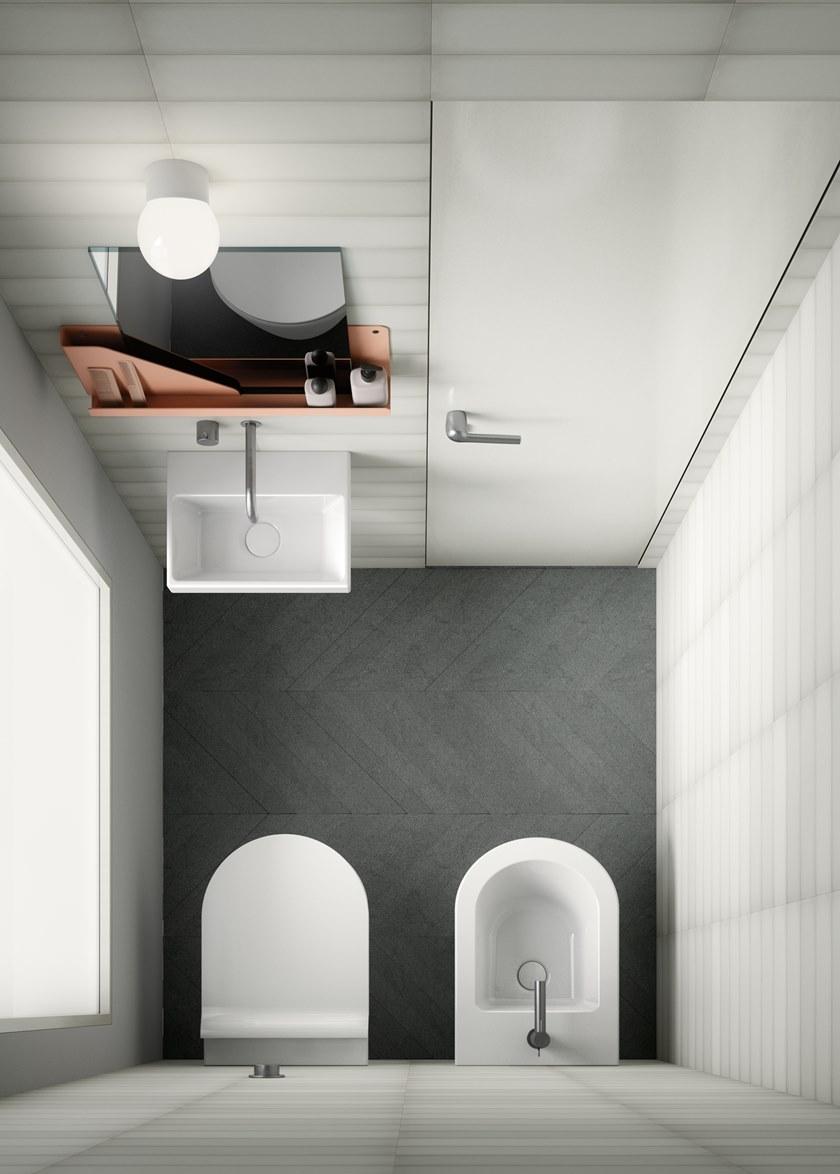 865011 Накладная раковина на столешницу  овальная GSI ceramica Norm - Вид №2