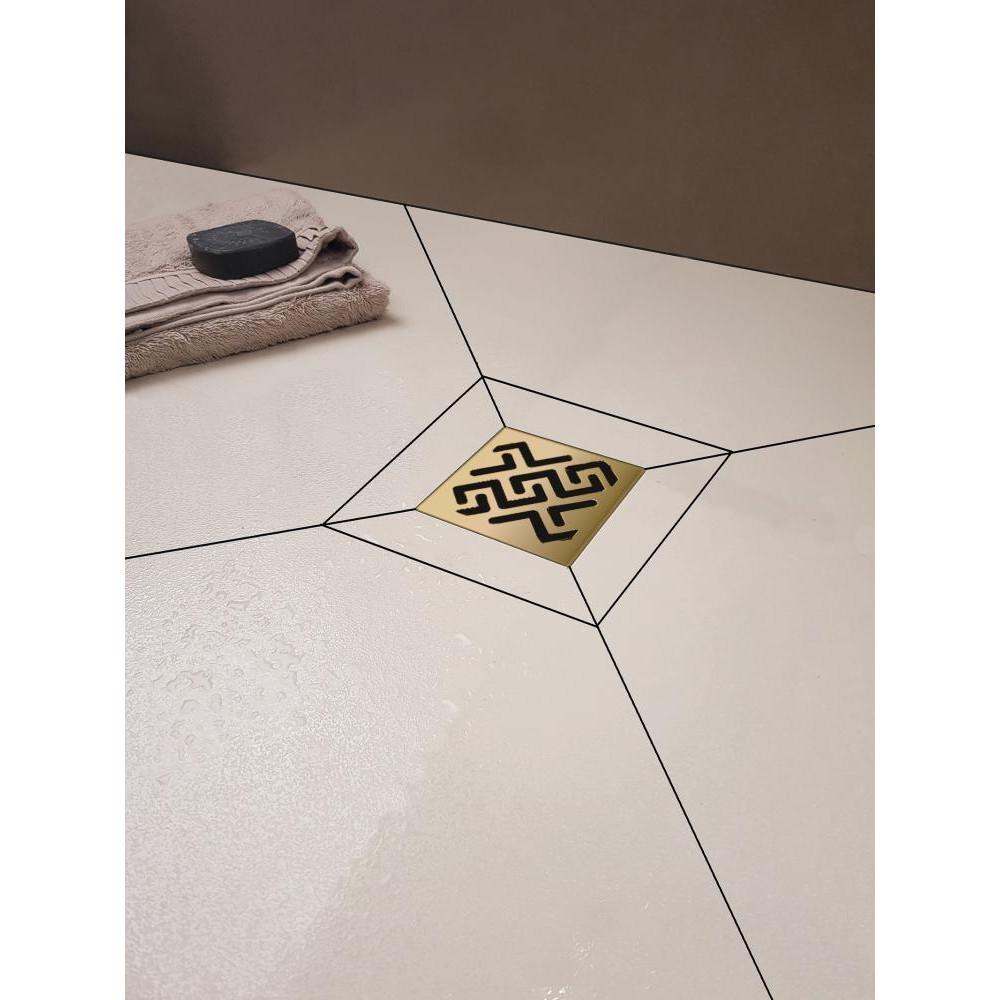 092364 Трап водосток ZENTRUM Antik 100х100  Berges ZENTRUM Antik  - Вид №3