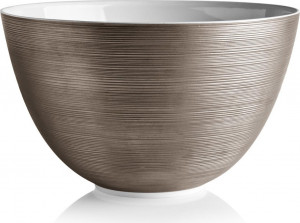 66821 JL Coquet Салатник большой 25см "Хемисфер" (платиновый) Фарфор