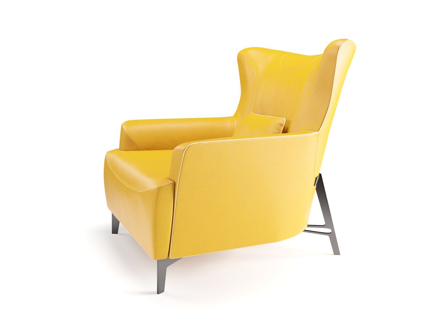 Кожаное кресло с подлокотниками Borzalino ARCH-00038704 - Вид №1