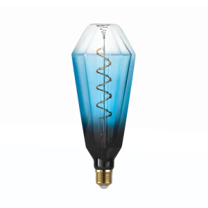 Лампа светодиодная Eglo T100 E27 220-240 В 4 Вт декоративная 120 лм теплый белый свет цвет синий