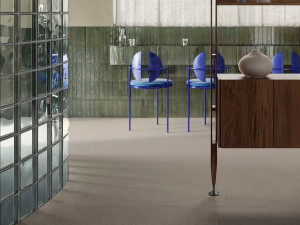 Напольное покрытие из керамогранита с эффектом ткани