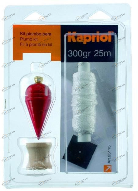 KAPRIOL Комплект стальных грушевидных свинцов Hand tools - utensili per tracciatura e misura sun-id-1472529