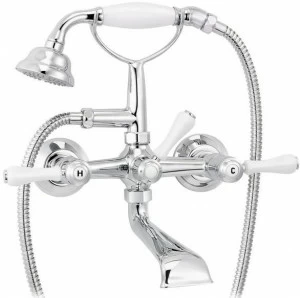 rvb Смеситель для ванны настенный с ручным душем на 2 отверстия 1935 limoges 1935.--.99