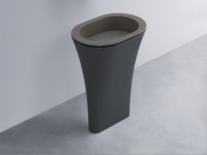 AMLA65-FN+AMPILO-CM+AMCOLO-BA Раковина Amedeo Ovale отдельностоящая cielo Enjoy + Amedeo