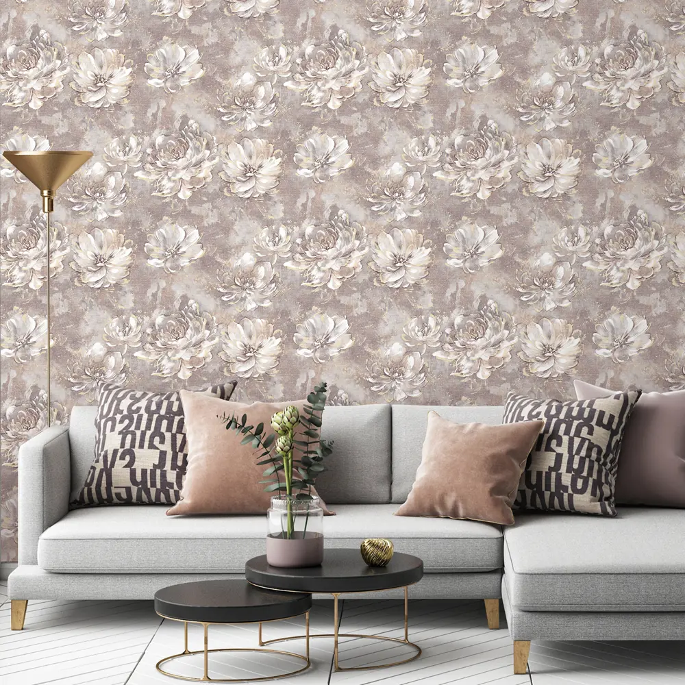 Обои флизелиновые Ateliero Prosecco коричневые 1.06 м 989016 STLM-2125284 - Вид №2