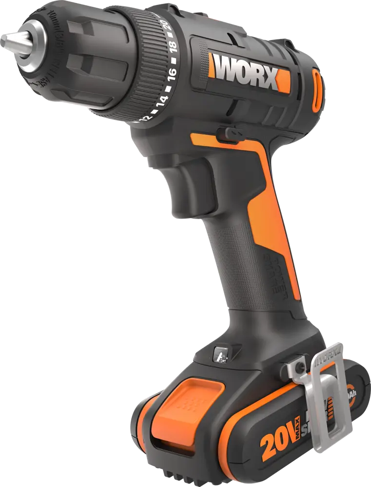Аккумуляторная дрель-шуруповерт WORX WX100.3 с двумя батареями 88379705