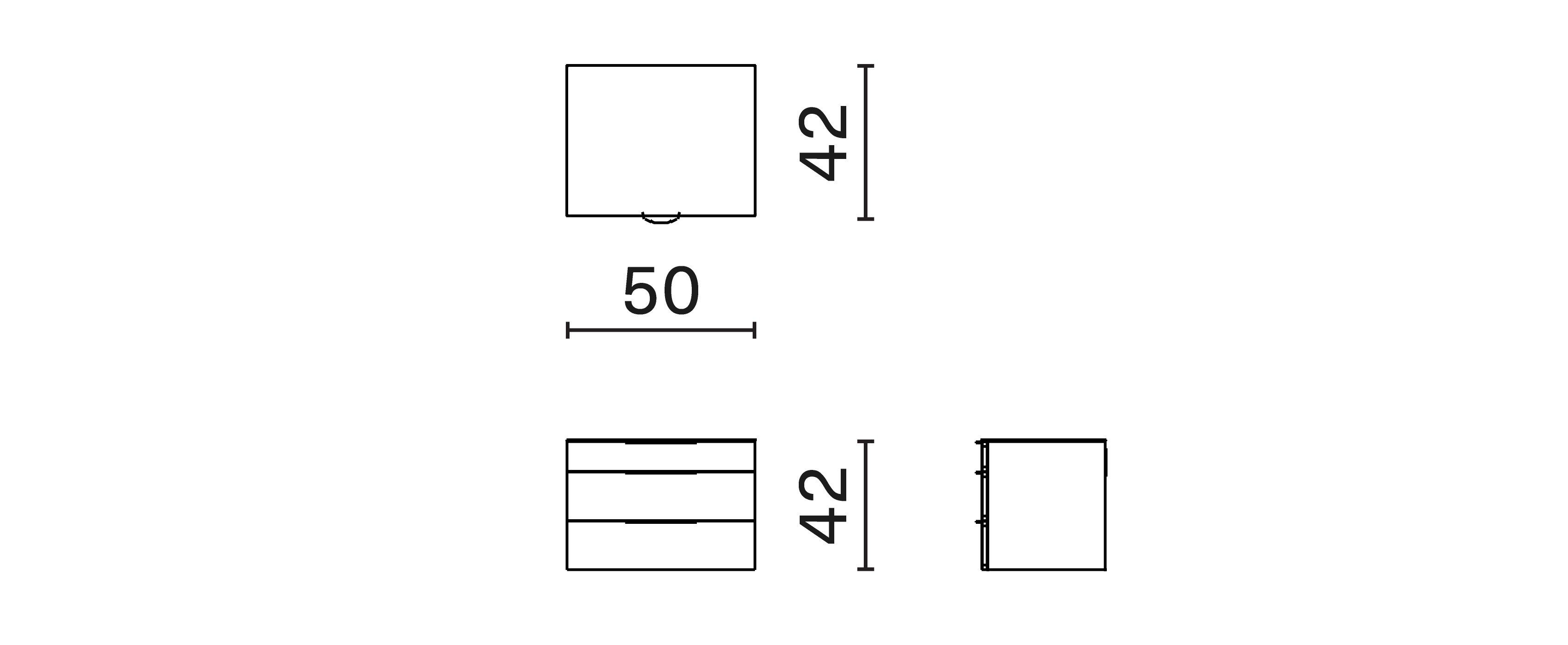 Горизонтальный настенный шкаф из дуба с ящиками District Eight Drift ARCH-00103861 - Вид №9