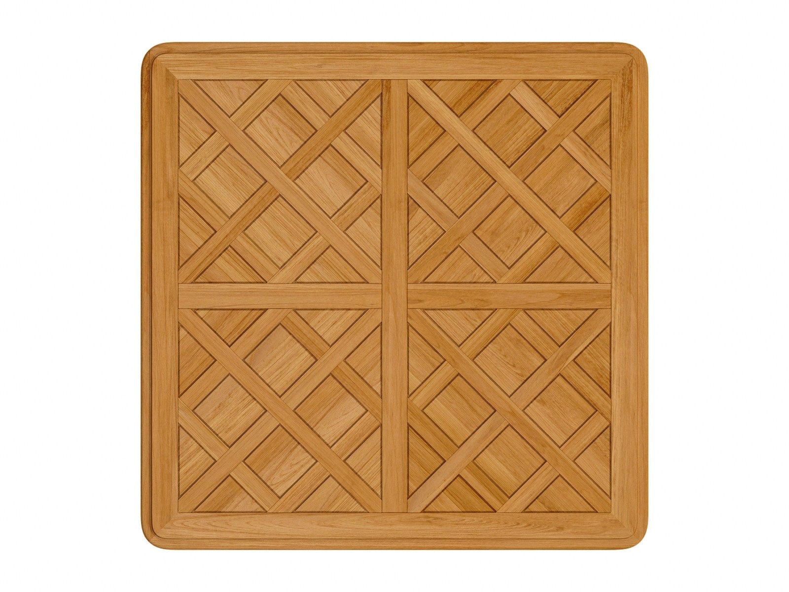 Квадратный стол из тикового дерева ASTELLO Fleur de Lys ARCH-00097273 - Вид №2