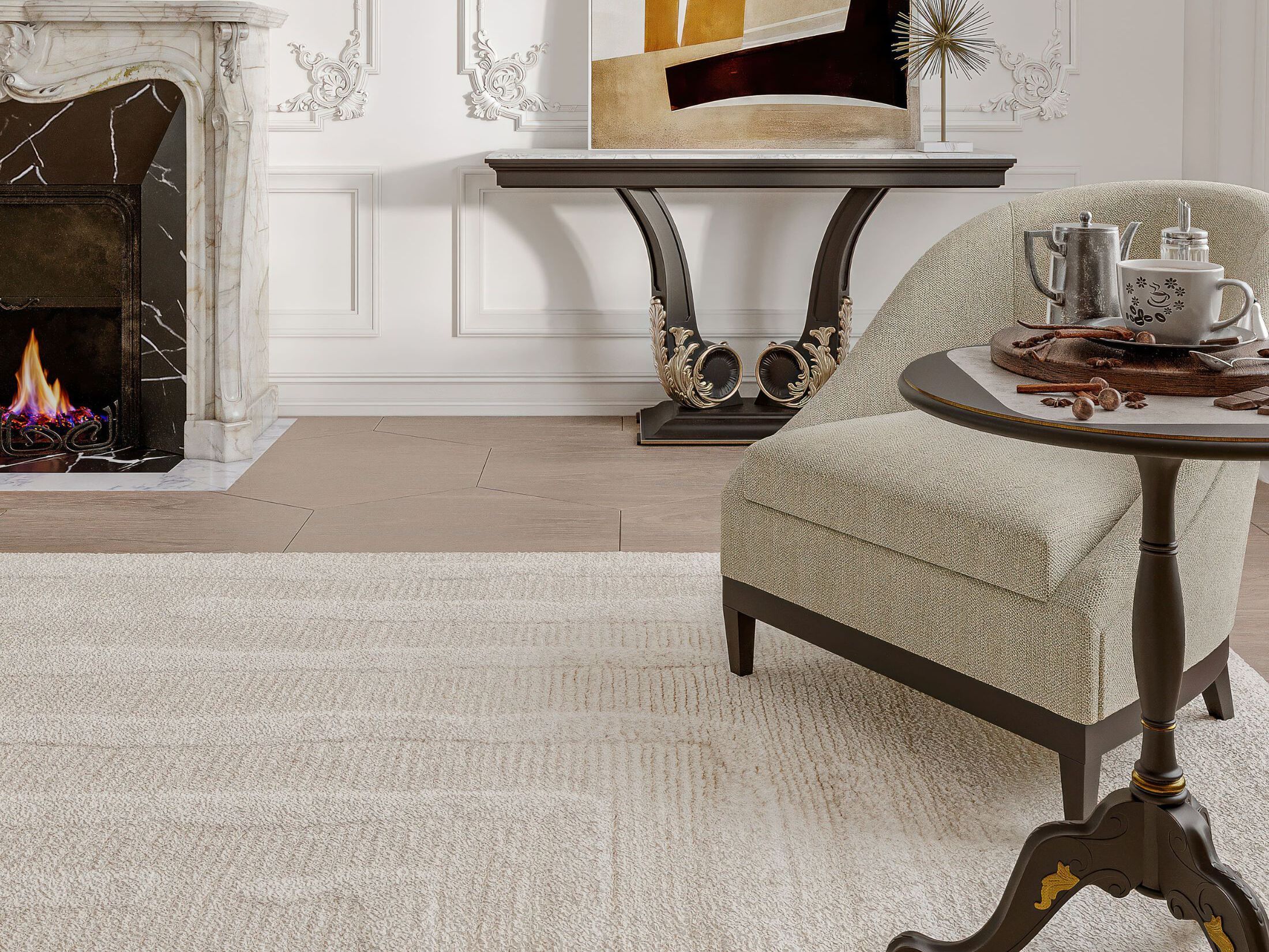 Круглый деревянный журнальный столик для гостиной GUERRA VANNI Studio Privè ARCH-00033927 - Вид №2