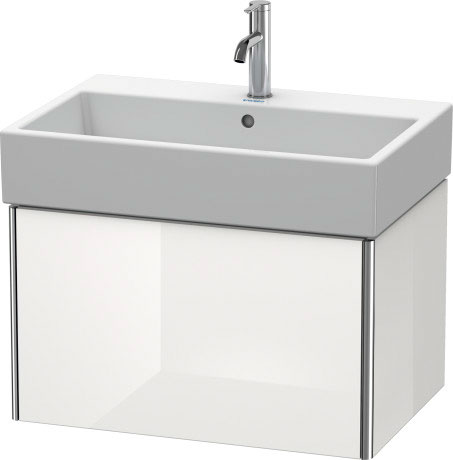 XS409402222 XSquare Тумбочка подвесная Белый глянцевый декор Duravit - Вид №2