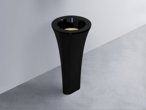 AMLA45-N+AMPILT-CN+AMCOLT-N Раковина Amedeo Tondo отдельностоящая cielo Enjoy + Amedeo