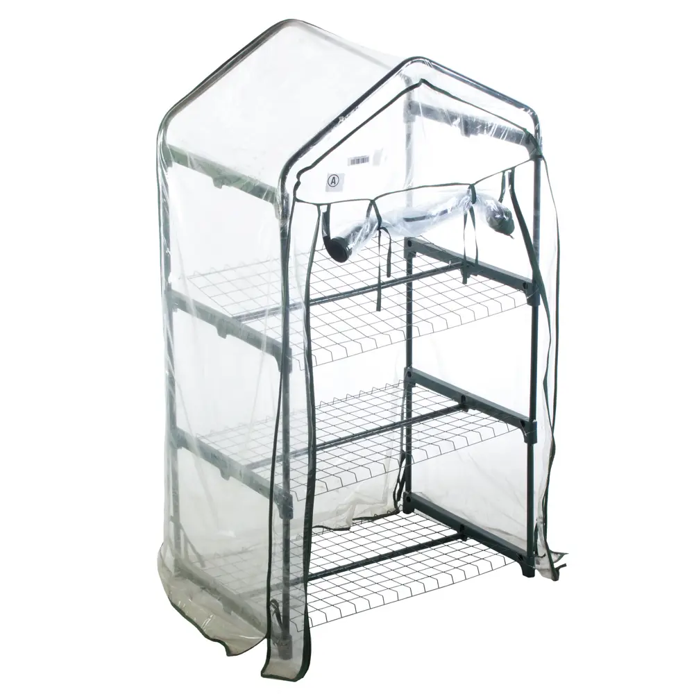 Santreyd Стеллаж-парник для рассады с 3 полками и прозрачным чехлом 15315339 STLM-0960350 - Вид №3