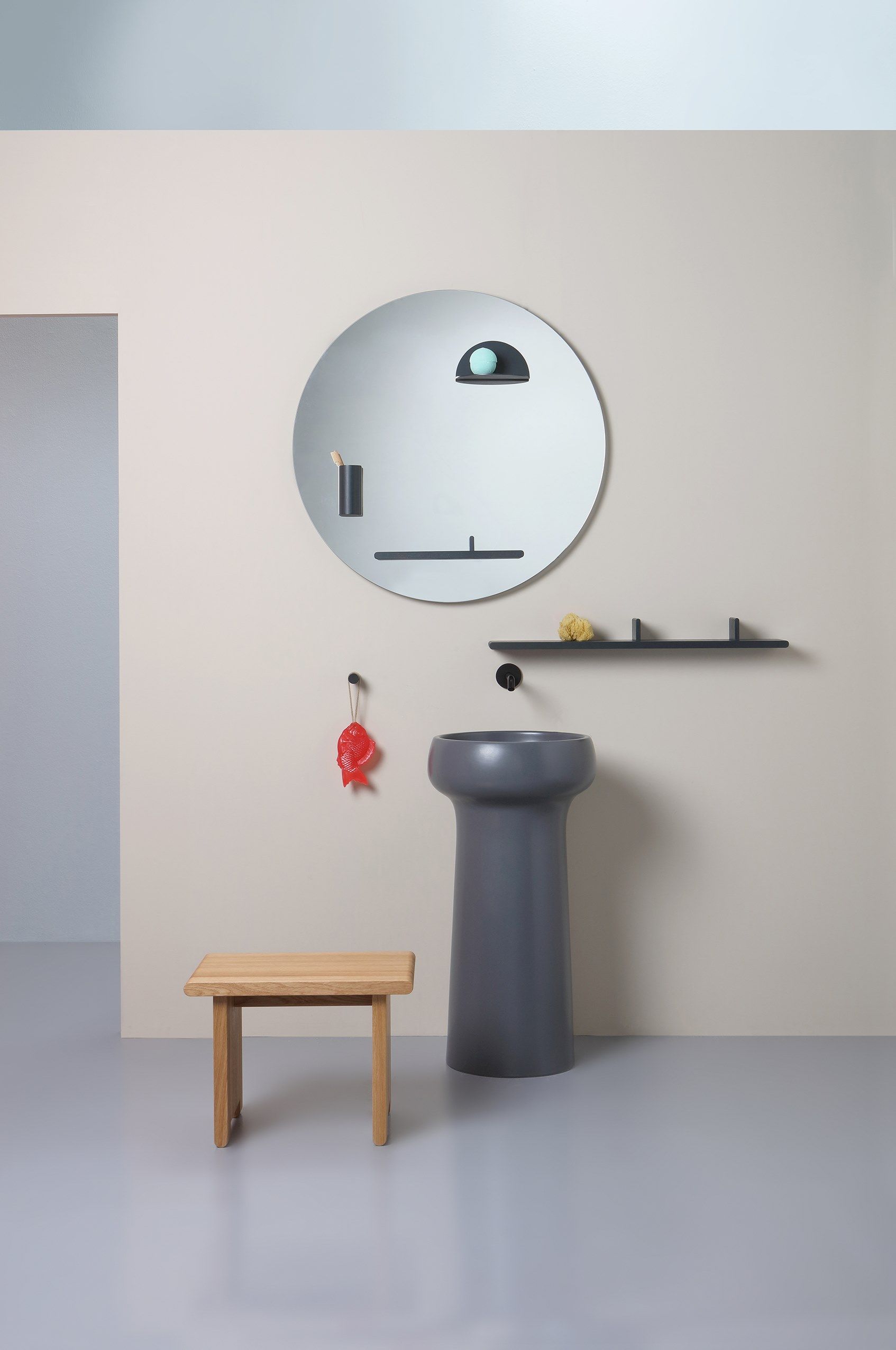 Твердый деревянный низкий стул Azzurra Ceramica Franky ARCH-00145953 - Вид №2