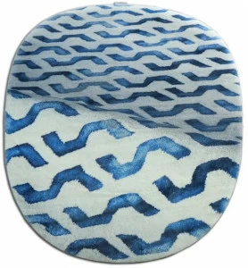 G.T.DESIGN Ковер из полиамида овальной формы с узором Next