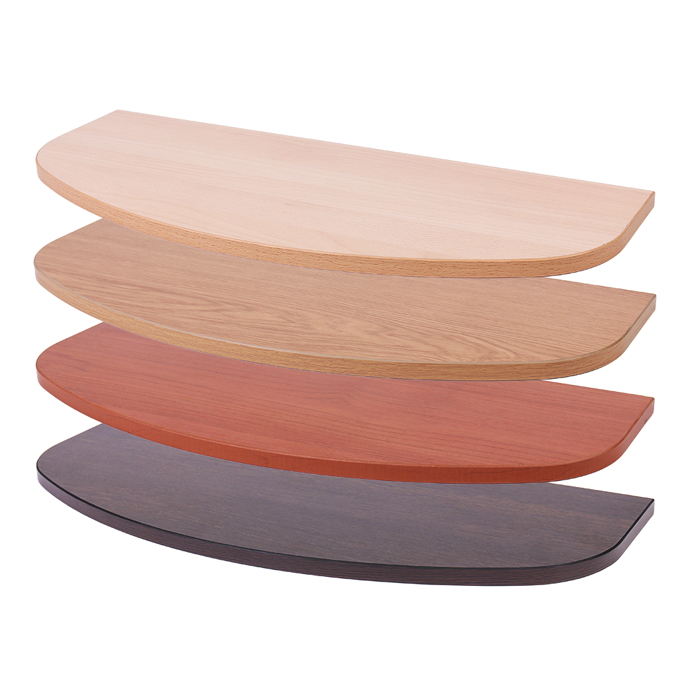 Полка фигурная , 600x250x16 мм, дуб LJPS0367 Public Steel Россия  - Вид №5