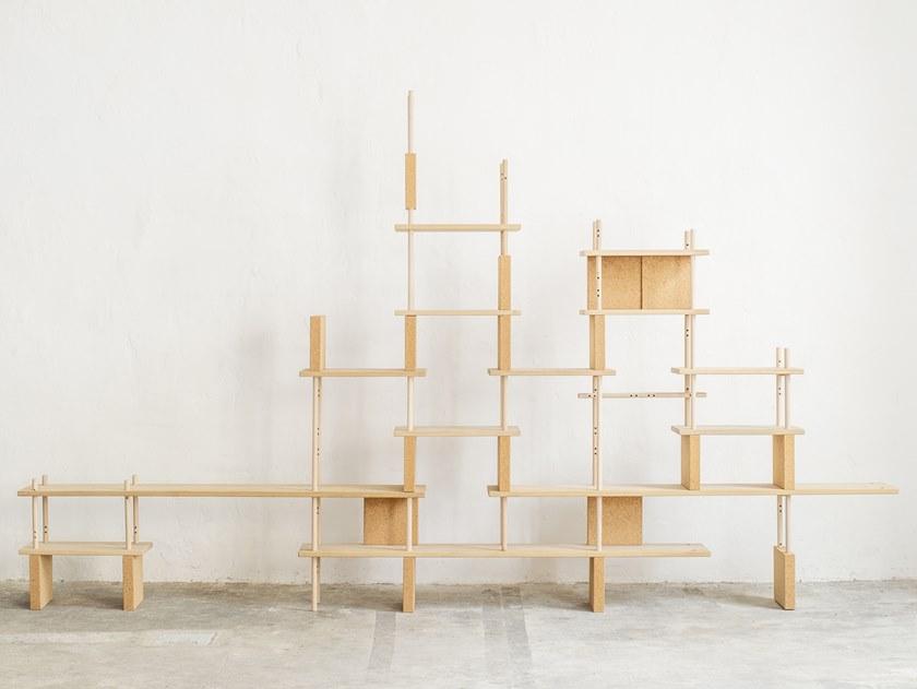 smarin Модульная модульная открытая полка из дерева sun-id-1442905 - Вид №1