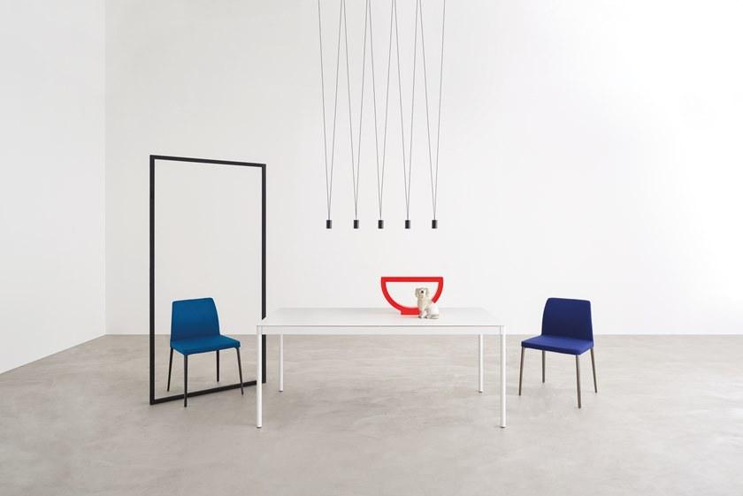 Desalto Прямоугольный обеденный стол из стали с ящиками Icaro 015 sun-id-1388389 - Вид №2