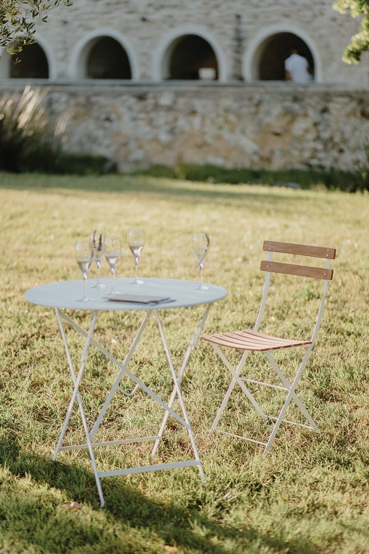 Стальной и деревянный складной садовый стул Fermob Бистро ARCH-00152286 - Вид №6