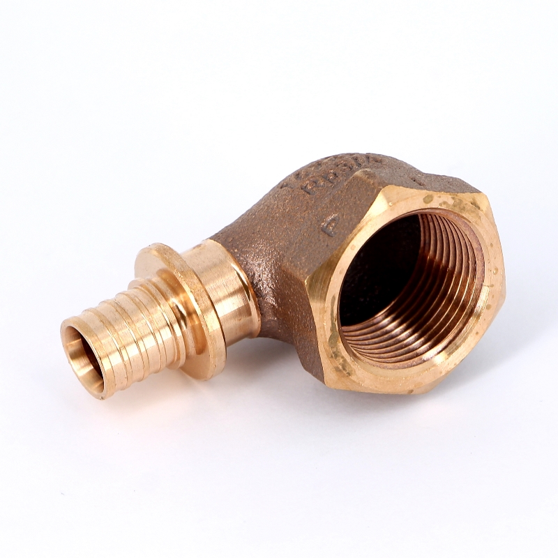 Угол надвижной В бронза REHAU 16x3/4" RX+ 456354