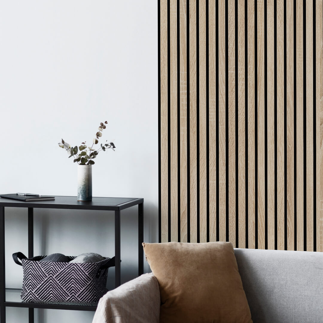 Панель Стеновая Акустическая Stella Trend Standart Дуб Сонома 2780х600х21 (уп.1шт.) STSR-12 - Вид №1