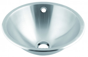 SNR027CS Встраиваемая раковина из нержавеющей стали Ø305 мм с переливом mediclinics