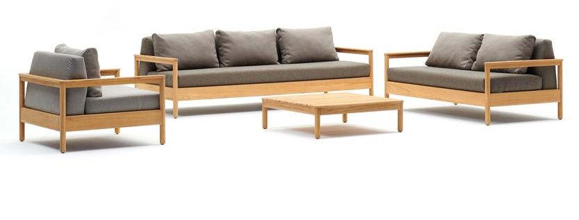 Varaschin 2-местный садовый диван из тика Bali 238d - Вид №2