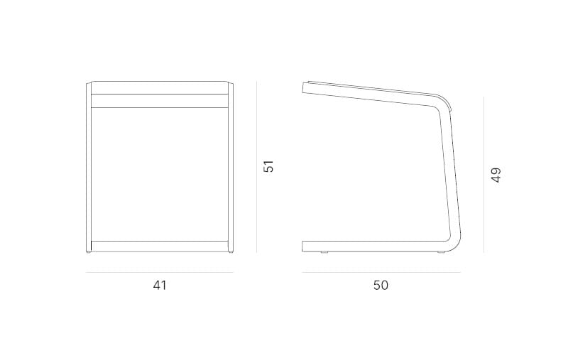 Высокий консольный стул Quadrifoglio Group Design Living ARCH-00001894 - Вид №1