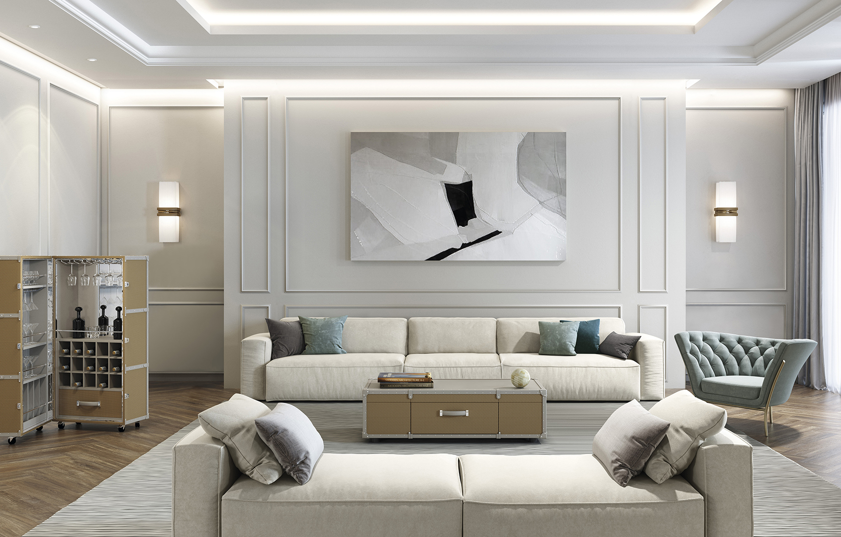 2-местный диван Boston Pure Boston A4622 Coleccion Alexandra - Вид №3