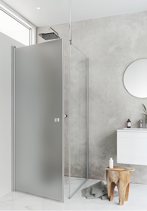 1450562 Igloo Pro Душевой Уголок Матовый / Прозрачное Стекло 70X90 Hafa Прозрачный 