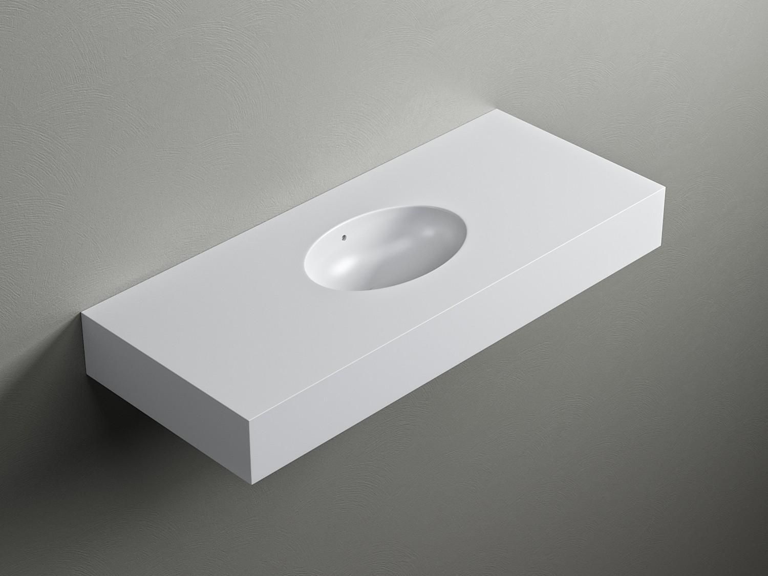 Подвесная раковина Corian® с столешницей Acquapazza Corian ® elements ARCH-00072613