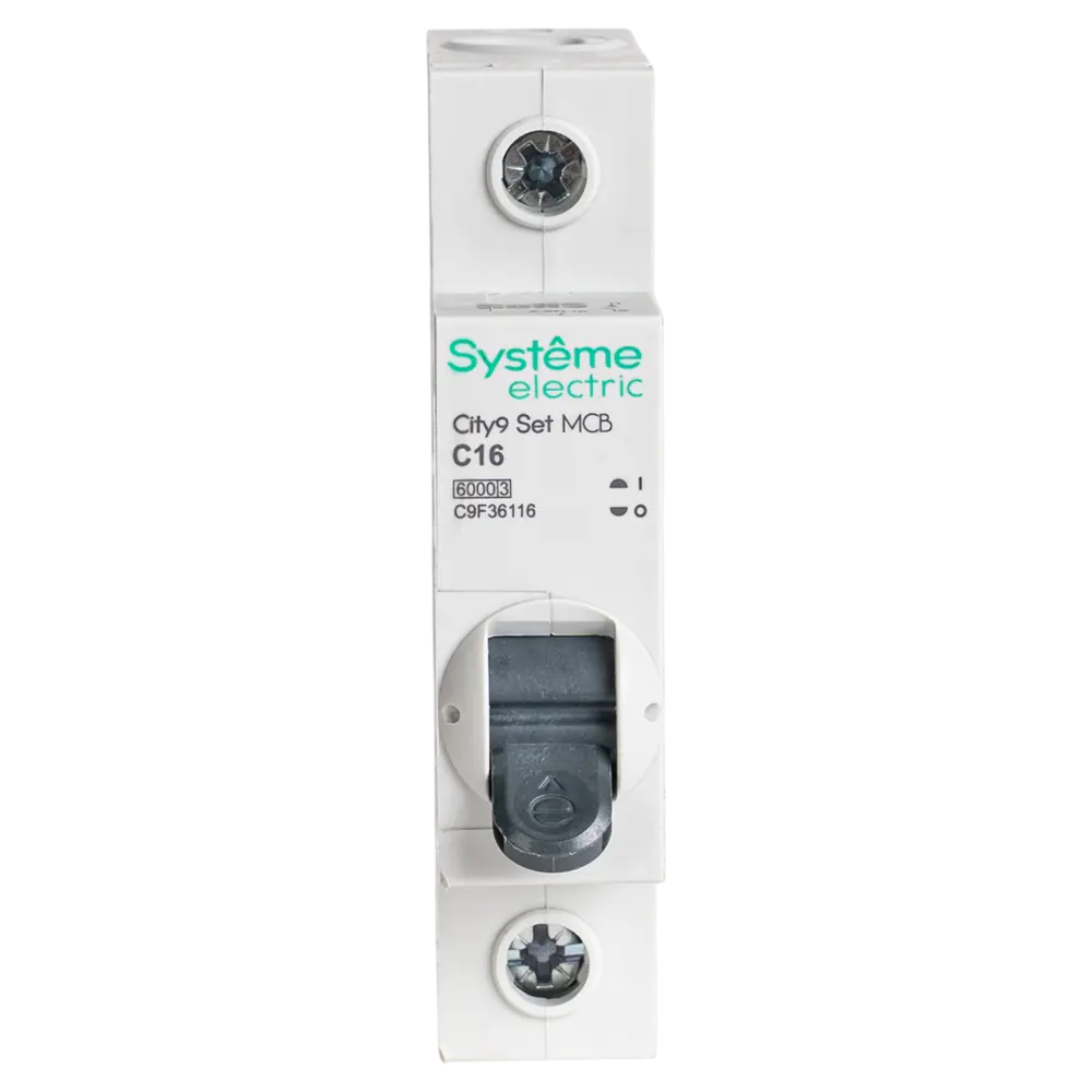 Автоматический выключатель SYSTEME ELECTRIC City9 Set 16А для надежной защиты сети 89412714 STLM-1566830 - Вид №1