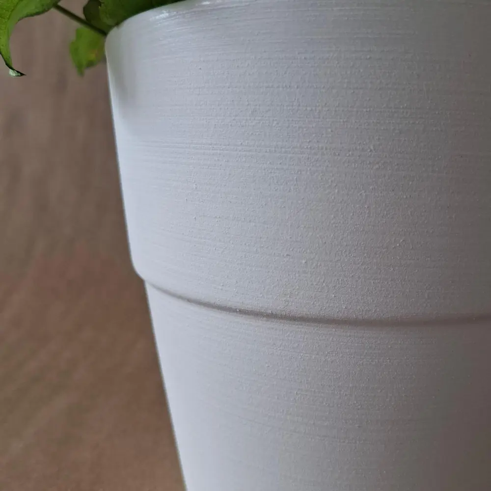 Горшок для цветов Котон Ø15 h15.5 см v1.7 л керамика белый Santreyd нет STLM-2155544 - Вид №2