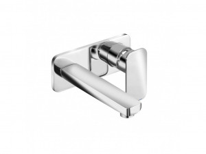 492440575 смеситель для умывальника для настенного монтажа KLUDI E2 хром