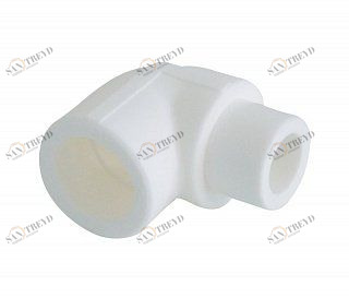 Угольник KALDE 90 ВН D25 полипропиленовый белый 3212ELT250000