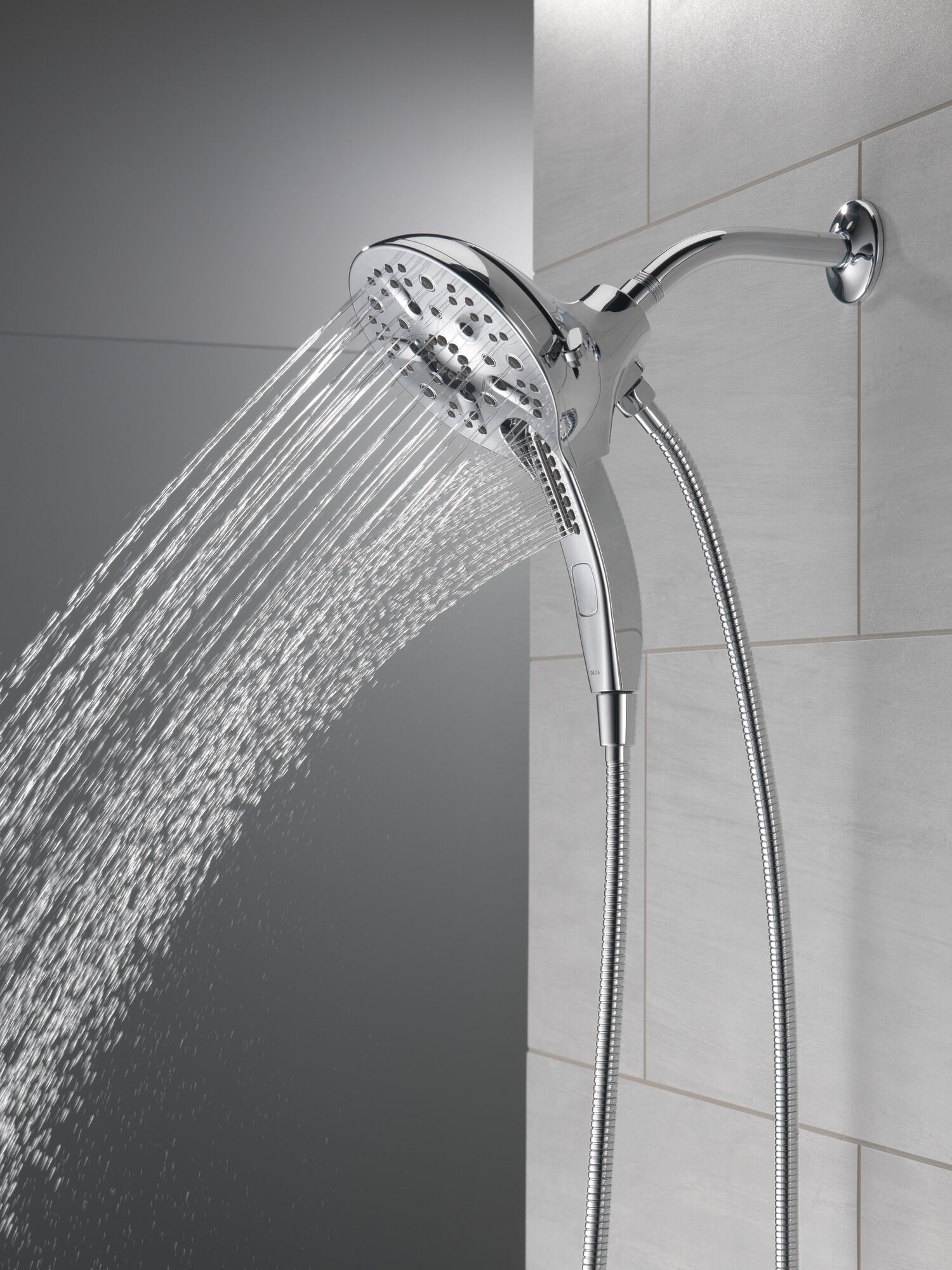 58620-PK In2ition® H2Okinetic® Душ два в одном с 5 настройками Delta Faucet Universal Showering Хром  - Вид №19