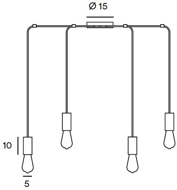 Gibas Светодиодная подвесная лампа Spillo 160/14 - Вид №3