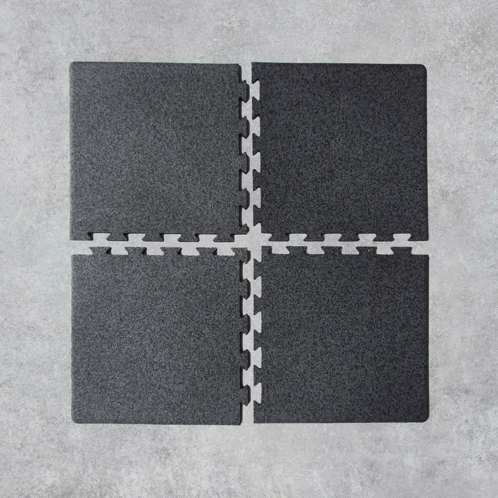 Коврик из резиновой крошки 890 x 890 x 15 мм . Резиновое покрытие ЭКОПРОФИТ К89Сер001 - Вид №1