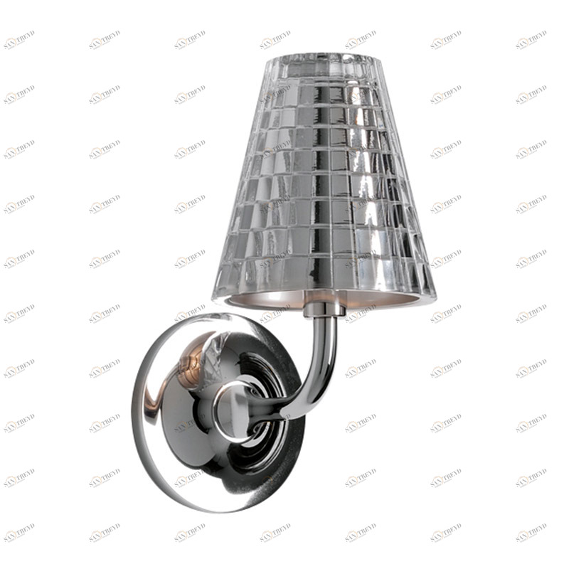 Светильник настенный серебристый Fabbian D87D0115 FABBIAN  00-3882578 Серебро 