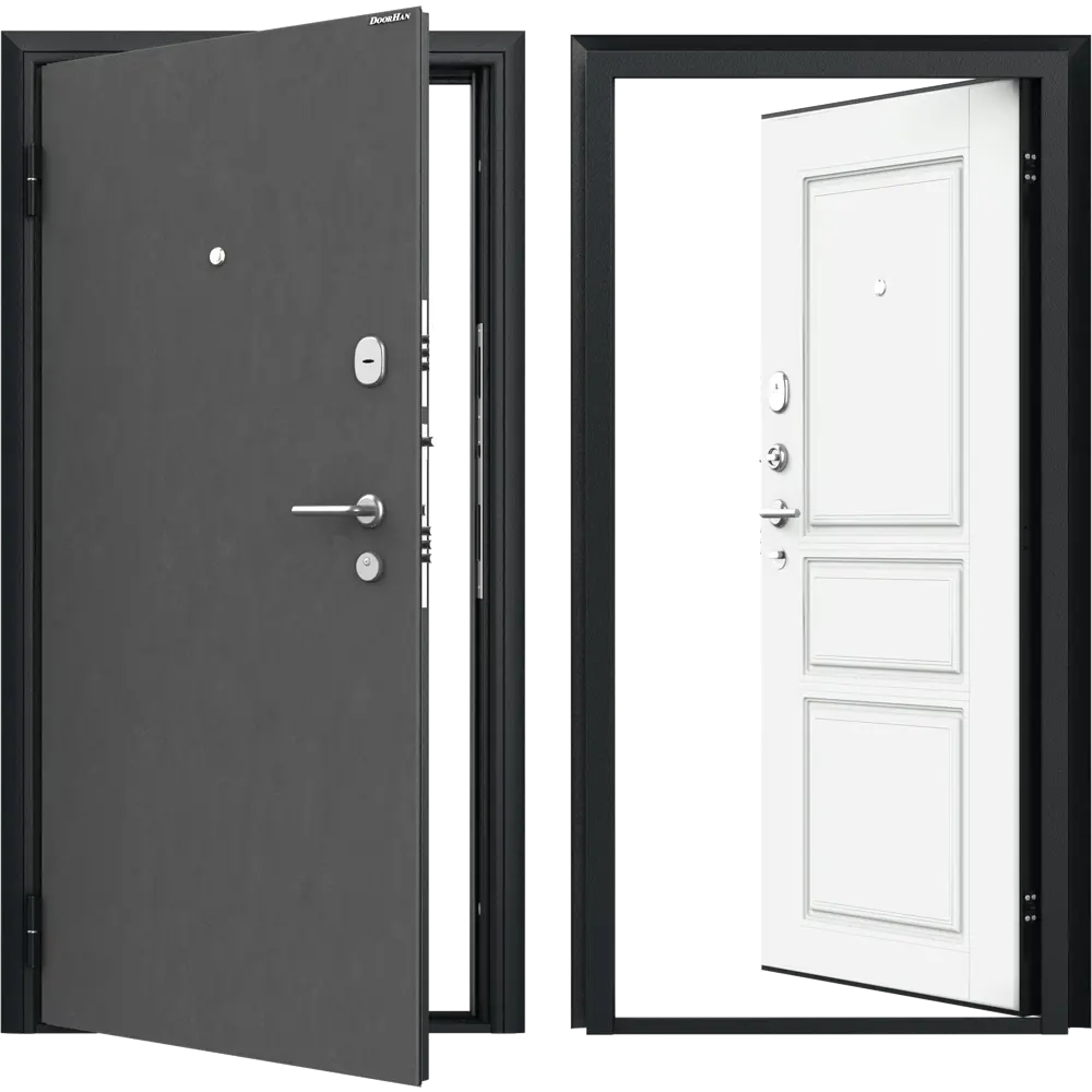Дверь входная металлическая Премиум New 88x205 см левая малибу классик DOORHAN STLM-2025600 - Вид №1