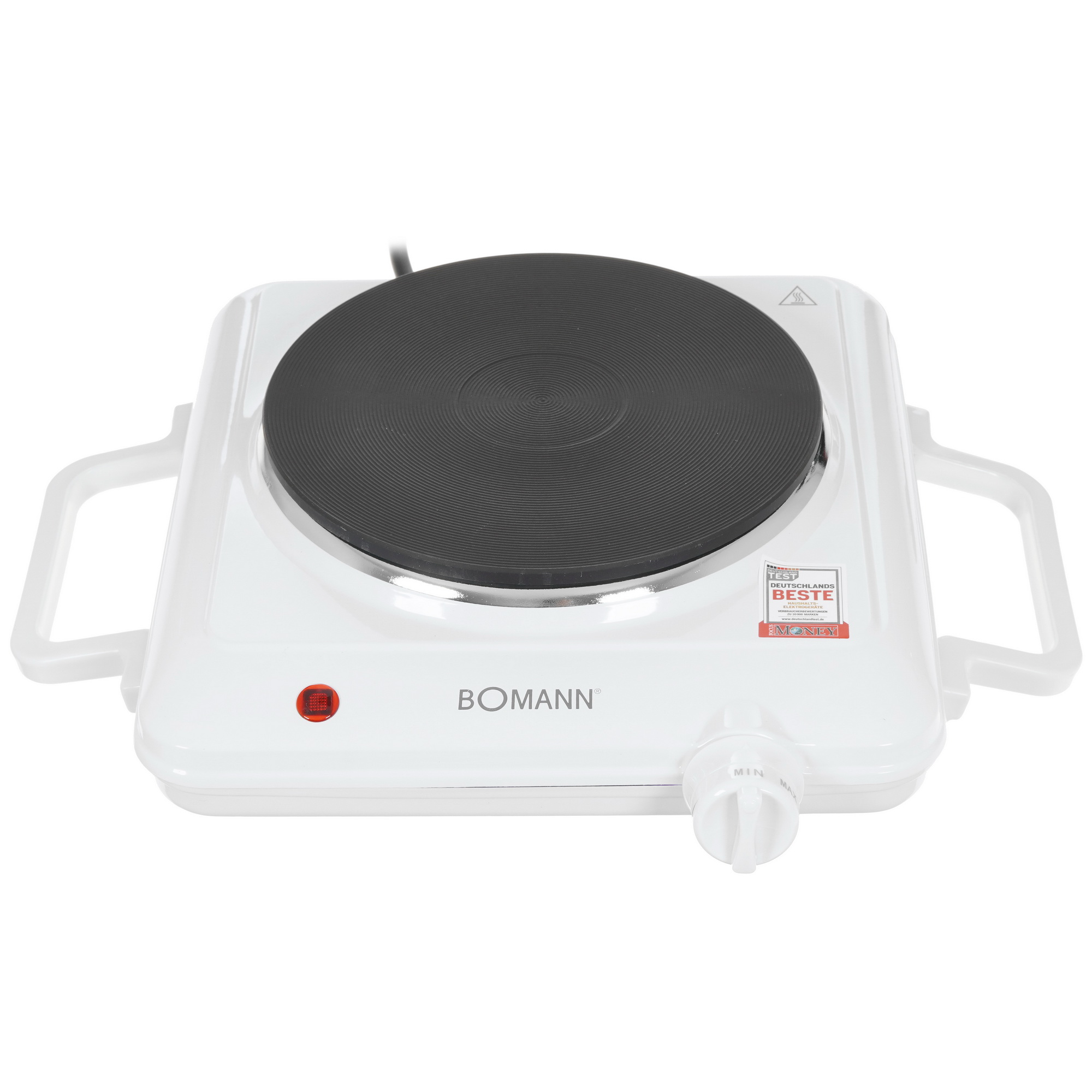 5327197 Плита компактная электрическая Bomann EKP 5027 CB белый STDN-0049662 - Вид №1