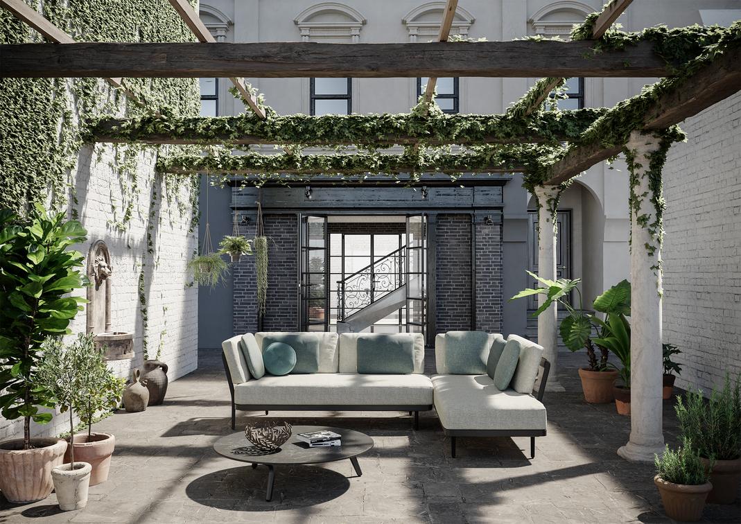 MNST276 Concept 1 кремень teak Manutti Flex - Вид №1